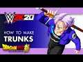 WWE 2K20, How to make Trunks