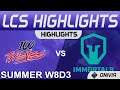 100 vs IMT Highlights LCS Summer Season 2021 W8D3 100 Thieves vs Immortals by Onivia