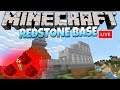 Building My REDSTONE BASE in Minecraft - FORTRESS TOWER & BANK VAULT