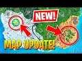 NEW UPDATE MAP CHANGES - GREASY GROVE & MOISTY MIRE!! (Fortnite Battle Royale)