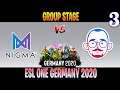 Nigma vs 5Men Game 3 | Bo3 | Group Stage ESL ONE Germany 2020 | DOTA 2 LIVE