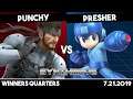 Punchy (Snake) vs Presher (Megaman) | Winners Quarters | Synthwave #4
