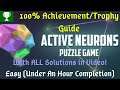 Active Neurons - 100% Achievement/Trophy Guide (WITH FULL Instructions In Levels!)