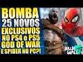 BOMBA !!! Sony REVELOU 25 NOVOS EXCLUSIVOS Para PS4 e PS5 !!!  God Of War e SPIDER MAN NO PC?!