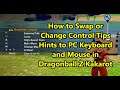 Dragonball Z Kakarot - How to Change Control Tips & Hints to PC Keyboard + Mouse | Dbz Help Fishing
