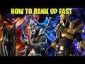 FORTNITE SEASON 10 HOW TO MAX RANK UP CRAZY FAST WITH ULTIMATE KNIGHT And CATALYST LIVE!