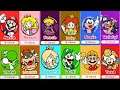 Super Mario 3D World - All 12 New Characters