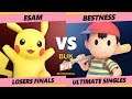 Buk Invitational Losers Finals - BestNess (Ness) Vs. ESAM (Pikachu) Smash Ultimate - SSBU