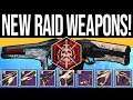 Destiny 2 | ALL New Raid Weapons! - First Look, Unique Perk Rolls & Legendary Drops! (Shadowkeep)