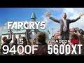 Far Cry 5 on i5 9400F + RX 5600 XT 1080p, 1440p benchmarks!