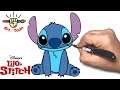 how to draw stitch from lilo and stitch step by step easy