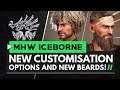 Monster Hunter World Iceborne | New Customization Options & BEARDS!