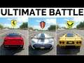 Ultimate Drag Race: Forza Horizon 4 | 599xx Evo Vs Jesko Vs MT900