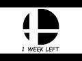 1 WEEK LEFT UNTIL SMASH BROS ULTIMATE!!!!!