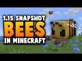 Bees, Honey & Hives: New Minecraft 1.15 Snapshot