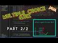Coding ASMR Lo-Fi | multiple choice quiz (Part 2/2) . Keyboard sounds, whispers