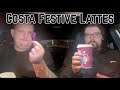 Festive Costa x Quality Street Drinks: Toffee Penny Latte, Big Purple One Latte