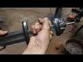 Forging a 864 layer pattern welded Viking sword, part 4, making the pommel