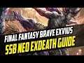 From Neo to ZERO - Neo Exdeath Guide Series Bonus Boss Battle  - Final Fantasy Brave Exvius