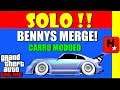 GTA 5 SOLO MONEY GLITCH *BENNYS MERGE* CRIAR CARROS MODDED *ONLY 2 STEPS* (GTA V MONEY GLITCH)