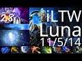 iLTW Luna vs Puck, Dark Seer, Chaos Knight - OG vs Nigma g2 Ti10 dota2