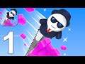 Mr. Slice - Gameplay Walkthrough Part 1 Levels 1-15 (Android, iOS)