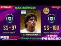 PES 2020 MOBILE - TOP 15 LEGENDS @MAX LEVEL RATINGS OFFICIAL
