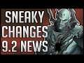 Sneaky Undocumented Changes in 9.1.5 & Patch 9.2 PTR Coming Very Soon | WoW Weekly News