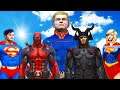 SUPERHEROES vs HOMELANDER (The Boys) - Superman, Deadpool, Thor, Supergirl