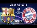 UEFA Champions League Viertelfinale · FC Barcelona – FC Bayern München · FIFA 20 PS4 Pro Highlights