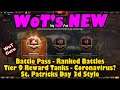 WoT's New | Battle Pass - Ranked Battles - Cornavirus WoT Issue? - Tier 9 Reward Tanks!