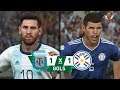 ARGENTINA 1 x 1 PARAGUAI RECRIADO NO PES 2019 | MESSI FEZ O DELE!