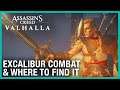 Assassin's Creed Valhalla: Legendary Sword Excalibur in Action & Where to Find it | Ubisoft [NA]