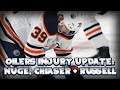 Edmonton Oilers Head Coach Dave Tippett's Injury Update | Nugent-Hopkins, Chiasson + Russell