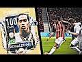 HOW PRIME ICON RONALDINHO TAKES FREEKICKS, PENALTIES, GOALS/100 Ovr gameplay and pack fifa Mobile 19