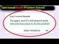 How To Fix Can't Install Reddit Error On Reddit Store Android & Ios