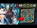 How To Get 400 CS in Under 30 Minutes..! (Guaranteed Full Build) - League of Legends
