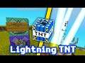 How to make a Lightning TNT in Minecraft using Command Block Tutorial Tricks