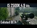 I5 2500K 4.9 GHz in Enlisted Beta | 1080p Low Settings