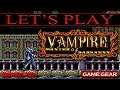 Vampire: Master of Darkness Full Playthrough (Sega Game Gear) | Let's Play #382 - DiscountVania