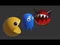 pacman runing and fight with enemy