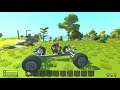 Scrap Mechanic Survival - Tutorial of concept buggy, using steering to alter body roll. - Failed