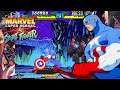 Captain America Playthrough - Marvel Super Heroes vs Street Fighter [ARCADE][HD]