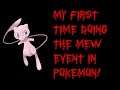 Doing the pokemon emerald MEW EVENT for the first time