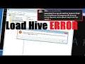 Error Load Hive, Cannot Load SAM (SOLVED)