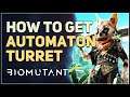 How to get Automaton Turret Biomutant (Pew-pew pang)