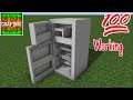 How To Make A Working Fridge In Crafting And Building