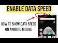 How to Show Network Speed in Android mobile