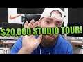 My Insane $20,000 Studio Tour! Renovated With My Bare Hands!