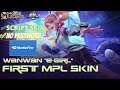 Wanwan E Girl MPL script skin no password | Glitch | MLBB